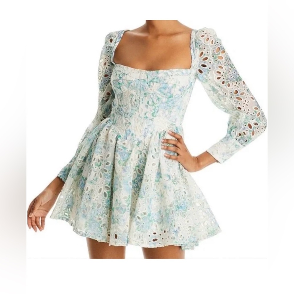 Bardot Lila Flounce Dress NWT
